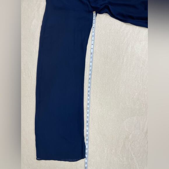 NWT New Reformation Wide Leg Semi-Sheer Pant Size 4 - Picture 7 of 8